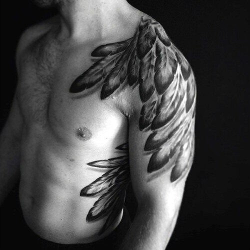 mens-upper-shoulder-arm-and-ribs-wing-tattoo-design-ideas-3662090